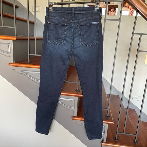 7 For All Mankind high waist  Ankle Givenevere Jeans size 31 - Picture 14 of 14